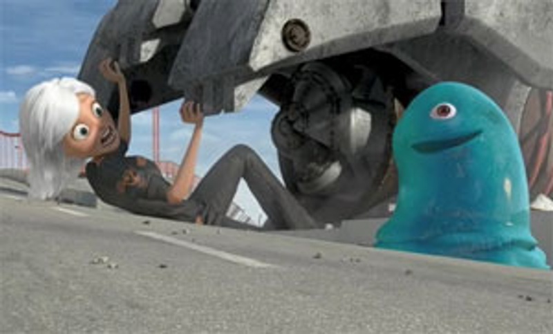 Une scène du film Monsters vs. Aliens