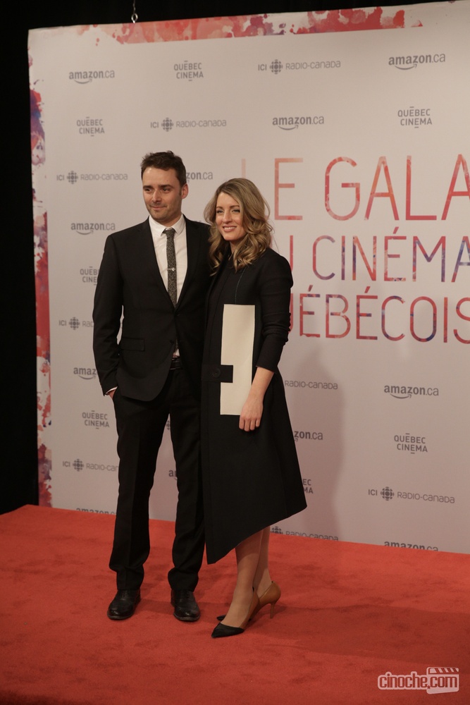 Sur le tapis rouge de Gala du cinéma Québécois