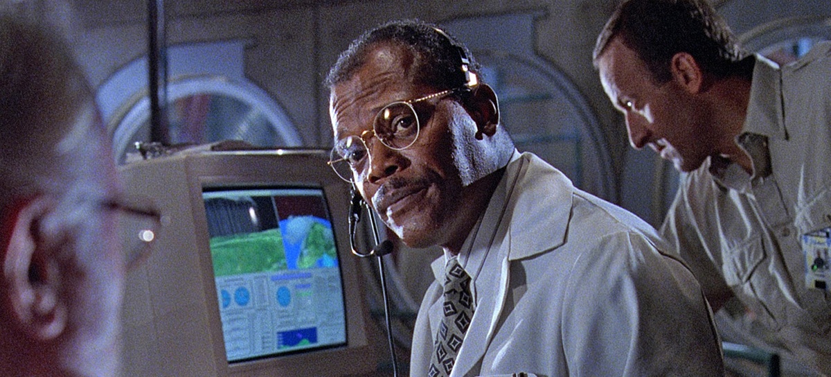 Une scène du film Jurassic Park