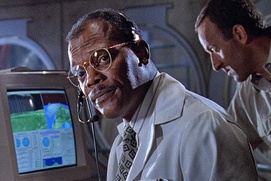 Une scène du film Jurassic Park
