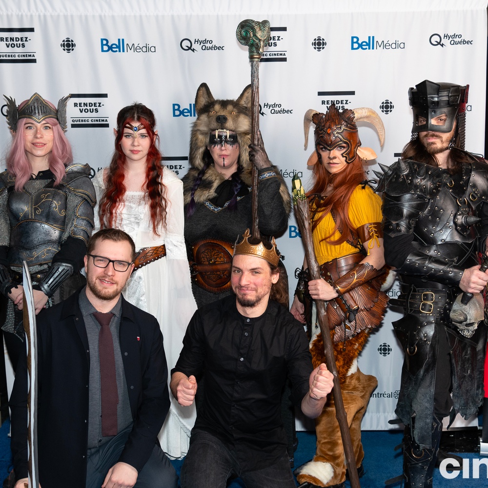 Sur le tapis rouge du film Farador