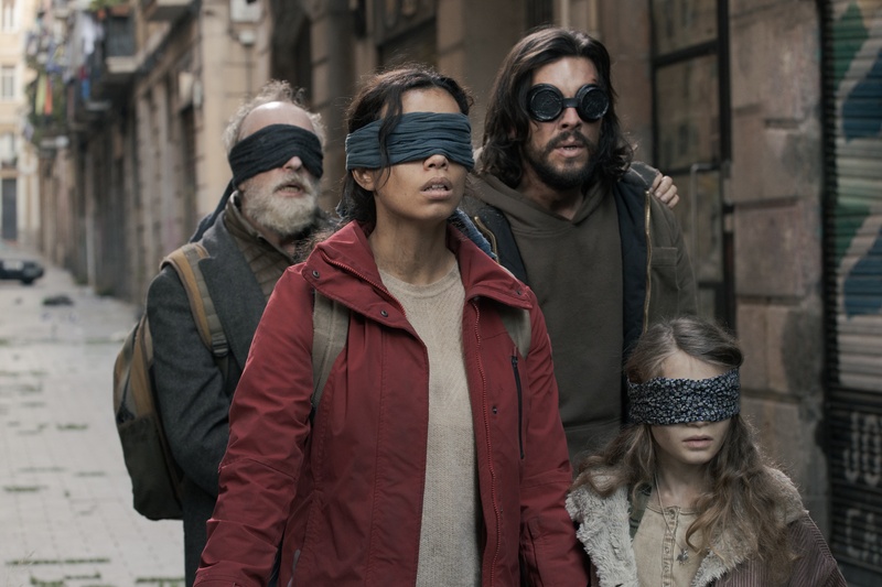 Une scène du film Bird Box Barcelona