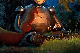 Affiche du film Wild Robot Affiche du film Wild Robot