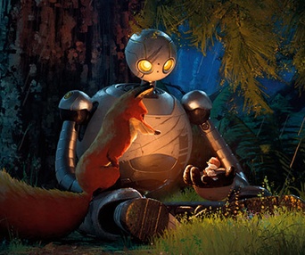 Affiche du film Wild Robot
