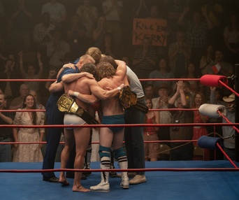 Une scène du film The Iron Claw