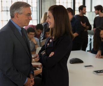 Une scène du film The Intern