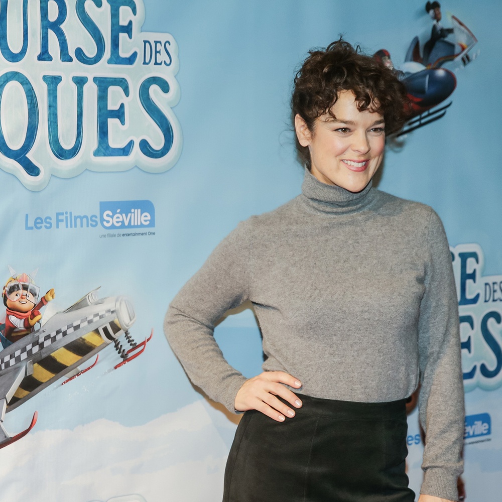 Sur le plateau du film La course des tuques