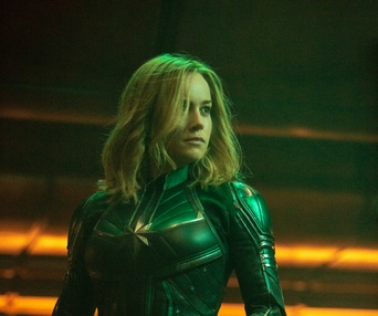 Une scène du film Captain Marvel