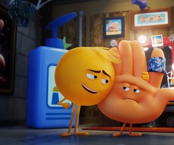 Une scène du film Émoji le film