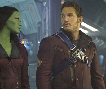Une scène du film Guardians of the Galaxy