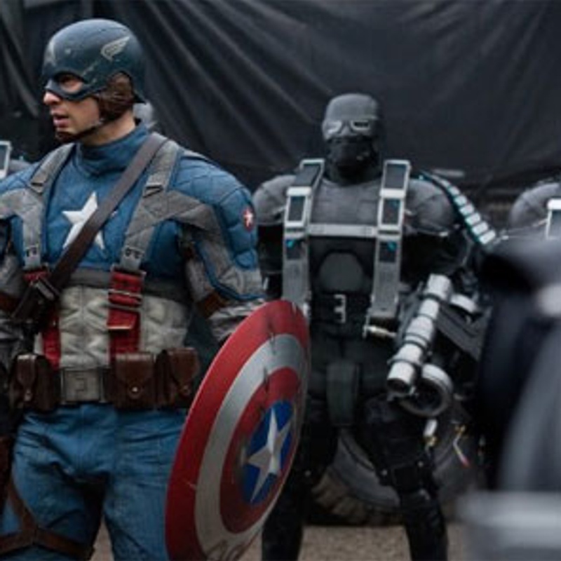 Chris Evans dans le film Captain America: The First Avenger
