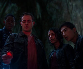 Une scène du film Power Rangers