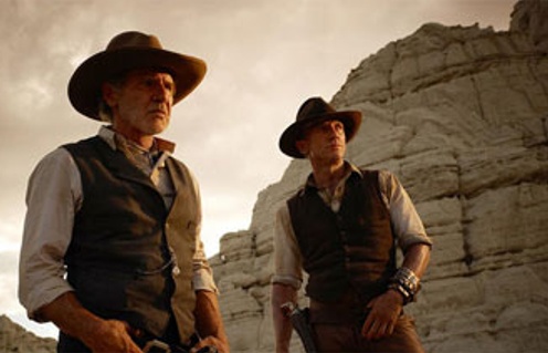 Une scène du film Cowboys and Aliens