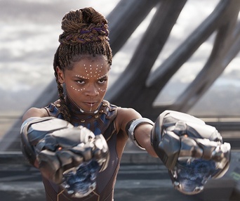 Une scène du film Black Panther
