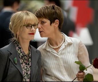 Une scène du film La syndicaliste
