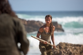 Une scène du film Tomb Raider Une scène du film Tomb Raider
