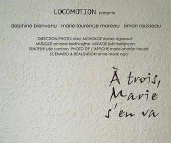 Affiche du film À trois, Marie s'en va