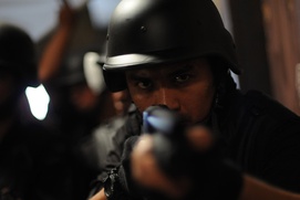 Une scène du film The Raid: Redemption