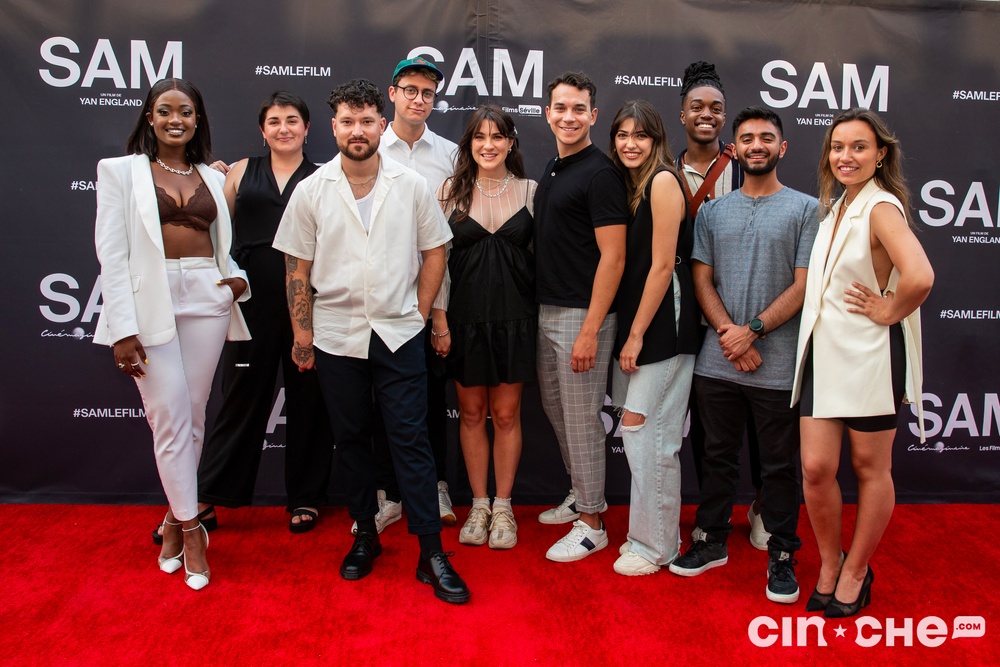 Sur le tapis rouge du film Sam
