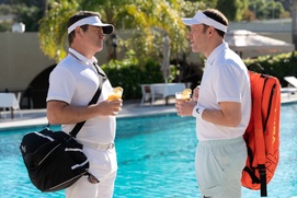 Une scène du film Dumb Money Une scène du film Dumb Money