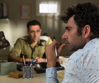 Une scène du film  Feu à Tel Aviv