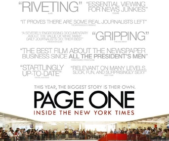 Affiche du film Page One: A Year Inside the New York Times
