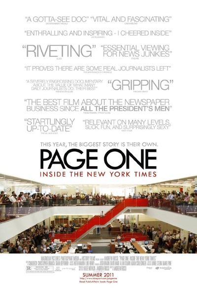 Affiche du film Page One: A Year Inside the New York Times