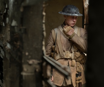 Une scène du film 1917