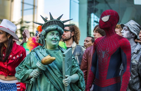 Une scène du film The Amazing Spider-Man 2