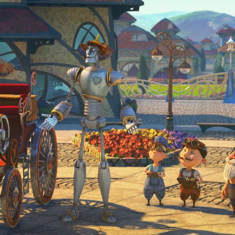 Une scène du film Fabuleuses aventures à Oz