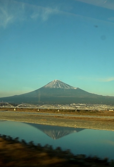 Affiche du film Le mont Fuji vu d'un train en marche