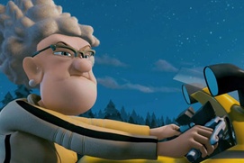 Une scène du film Hoodwinked Too! Hood vs. Evil Une scène du film Hoodwinked Too! Hood vs. Evil