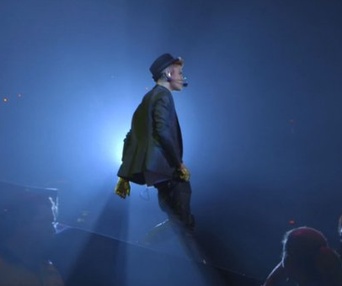 Une scène du film Justin Bieber Believe