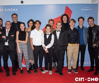 Tapis rouge du film Vivre à 100 milles à l'heure au FCVQ