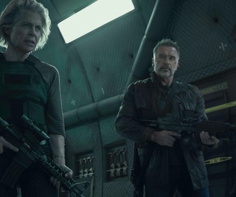 Une scène du film Terminator: Dark Fate