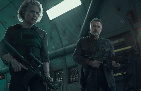 Une scène du film Terminator: Dark Fate