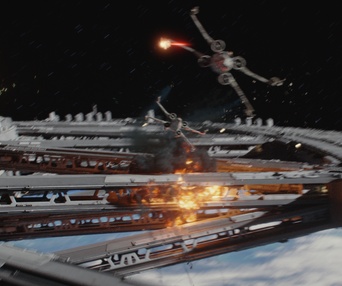 Une scène du film Rogue One: A Star Wars Story