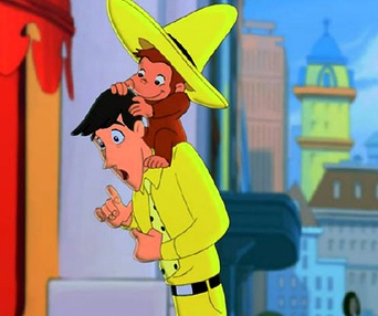 Scène du film George le petit curieux