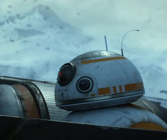 Une scène du film Star Wars: The Force Awakens