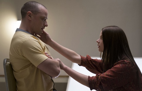Une scène du film Glass