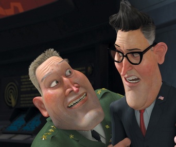 Scène du film Monsters vs. Aliens