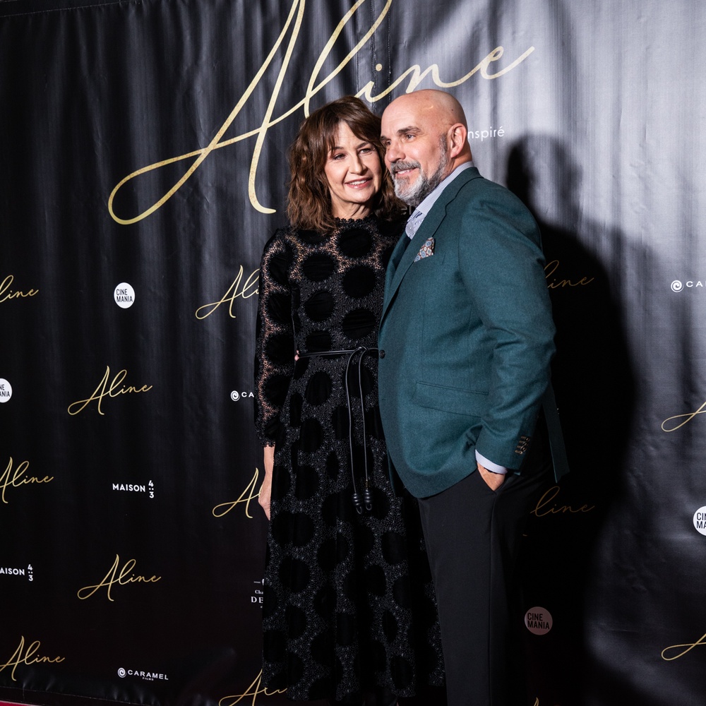 Tapis rouge du film Aline