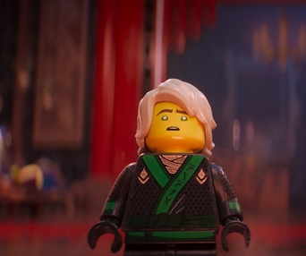 Une scène du film The LEGO Ninjago Movie