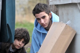 Une scène du film Tête de Turc