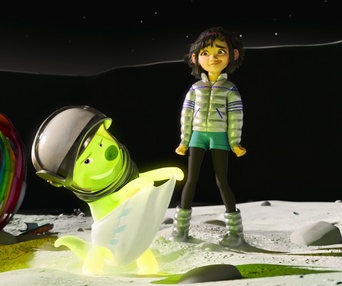 Une scène du film Over the Moon