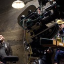 Bill Condon sur le plateau du film Dreamgirls