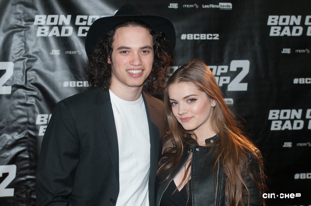 Sur le tapis rouge du film Bon Cop Bad Cop 2
