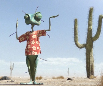 Une scène du film Rango
