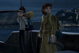 Une scène du film Nelly et Simon : Mission Yéti Une scène du film Nelly et Simon : Mission Yéti