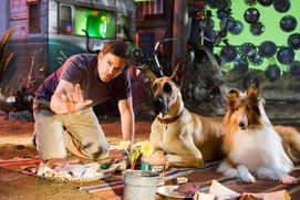 Une scène du film Marmaduke